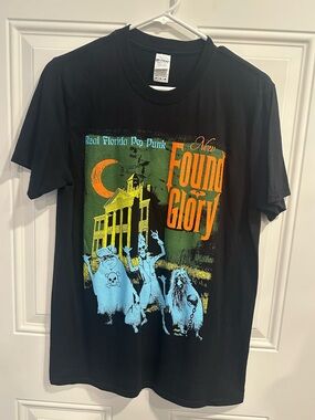 New Found Glory x Disney Haunted Mansion Glow In The Dark men’s T Shirt medium